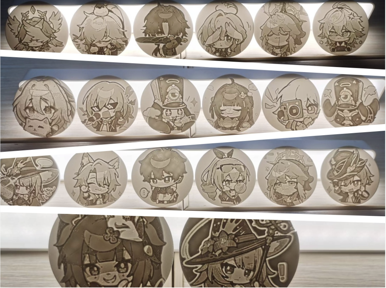 崩坏·星穹铁道》20只大合集 - 透光浮雕